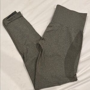 Gray Olive Green Leggings